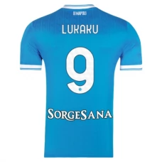 SSC Napoli Lukaku 9 Kotipelipaita 2025-26 Jalkapallo Pelipaidat Peliasut