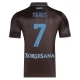 SSC Napoli Neres 7 Kolmas Pelipaita 2025-26 Jalkapallo Pelipaidat Peliasut