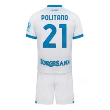 SSC Napoli Politano 21 Vieraspaita 2026-27 Lasten Pelipaita