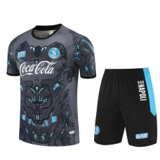SSC Napoli Treenipaita Setti 2025-26 - Shorts Harmaa
