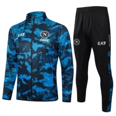 SSC Napoli Treenitakki Suits 2024-25 - Sininen Musta