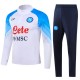 SSC Napoli Verryttelypuku 2023-24 - 1-4 Zip Valkoinen