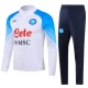 SSC Napoli Verryttelypuku 2023-24 - 1-4 Zip Valkoinen