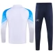 SSC Napoli Verryttelypuku 2023-24 - 1-4 Zip Valkoinen