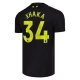 Sunderland AFC Xhaka 34 Kolmas Pelipaita 2025-26 Jalkapallo Pelipaidat Peliasut