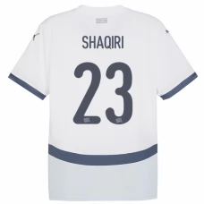 Sveitsi Shaqiri 23 Vieraspelipaita EM 2024 Jalkapallo Pelipaidat Peliasut
