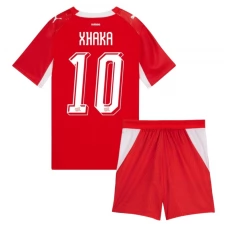 Sveitsi Xhaka 10 MM Kotipaita 2026 Lasten Pelipaita