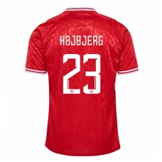 Tanska Højbjerg 23 Kotipelipaita EM 2024 Jalkapallo Pelipaidat Peliasut