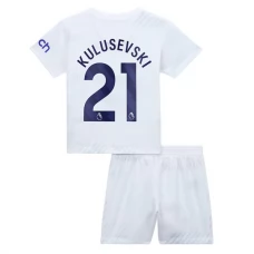 Tottenham Hotspur FC Kulusevski 21 Lasten Kotipelipaita 2023-24 Jalkapallo Pelipaidat Peliasut