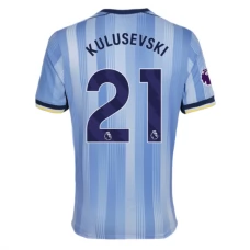 Tottenham Hotspur FC Kulusevski 21 Vieraspelipaita 2024-25 Jalkapallo Pelipaidat Peliasut