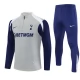 Tottenham Hotspur FC Lasten Verryttelypuku 2025-26 - 1-4 Zip Harmaa