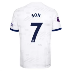 Tottenham Hotspur FC Son 7 Kotipelipaita 2023-24 Jalkapallo Pelipaidat Peliasut