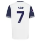 Tottenham Hotspur FC Son 7 Kotipelipaita 2024-25 Jalkapallo Pelipaidat Peliasut