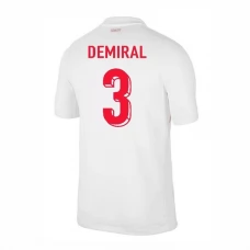 Turkki Demiral 3 Kotipelipaita EM 2024 Jalkapallo Pelipaidat Peliasut