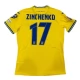 Ukraina Zinchenko 17 Kotipelipaita EM 2024 Jalkapallo Pelipaidat Peliasut