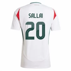 Unkari Sallai 20 Vieraspelipaita EM 2024 Jalkapallo Pelipaidat Peliasut