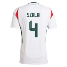 Unkari Szalai 4 Vieraspelipaita EM 2024 Jalkapallo Pelipaidat Peliasut