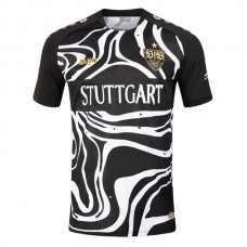 VfB Stuttgart Kotipelipaita Special Edition Black 2023-24 Jalkapallo Pelipaidat Peliasut