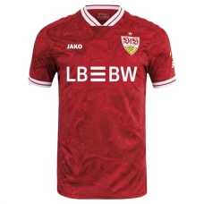 VfB Stuttgart Vieraspelipaita 2025-26 Jalkapallo Pelipaidat Peliasut