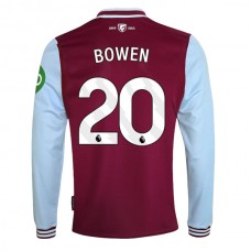 West Ham United FC Bowen 20 Kotipelipaita 2024-25 Jalkapallo Pelipaidat Peliasut(L/S)
