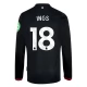 West Ham United FC Ings 18 Vieraspelipaita 2024-25 Jalkapallo Pelipaidat Peliasut(L/S)