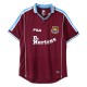 West Ham United FC Kotipelipaita Retro 1999-01 Jalkapallo Pelipaidat Peliasut