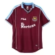 West Ham United FC Kotipelipaita Retro 1999-01 Jalkapallo Pelipaidat Peliasut