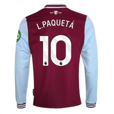 West Ham United FC L.Paquetá 10 Kotipelipaita 2024-25 Jalkapallo Pelipaidat Peliasut(L/S)