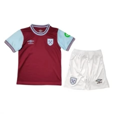 West Ham United FC Lasten Kotipelipaita 2024-25 Jalkapallo Pelipaidat Peliasut