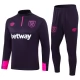 West Ham United FC Lasten Verryttelypuku 2024-25 - 1-4 Zip Violetti
