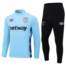 West Ham United FC Verryttelypuku 2023-24 - 1-4 Zip Sininen