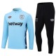West Ham United FC Verryttelypuku 2023-24 - 1-4 Zip Sininen