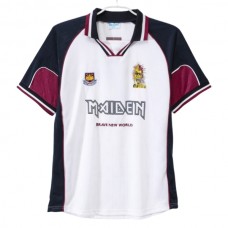 West Ham United FC Vieraspelipaita Iron Maiden Retro 1999-00 Jalkapallo Pelipaidat Peliasut