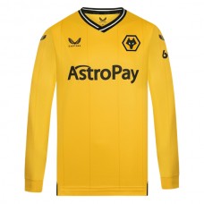 Wolves FC Kotipelipaita 2023-24 Jalkapallo Pelipaidat Peliasut(L/S)