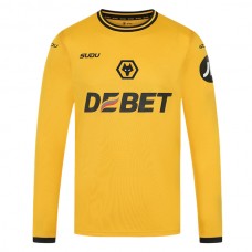 Wolves FC Kotipelipaita 2024-25 Jalkapallo Pelipaidat Peliasut(L/S)