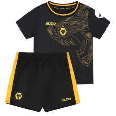 Wolves FC Lasten Vieraspelipaita 2024-25 Jalkapallo Pelipaidat Peliasut