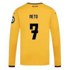Wolves FC Neto 7 Kotipelipaita 2024-25 Jalkapallo Pelipaidat Peliasut(L/S)