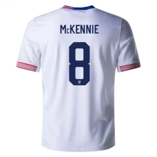 Yhdysvallat McKennie 8 Kotipelipaita Copa América 2024 Jalkapallo Pelipaidat Peliasut