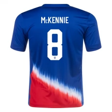 Yhdysvallat McKennie 8 Vieraspelipaita Copa América 2024 Jalkapallo Pelipaidat Peliasut